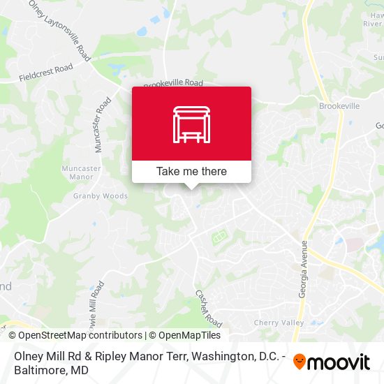 Olney Mill Rd & Ripley Manor Terr map