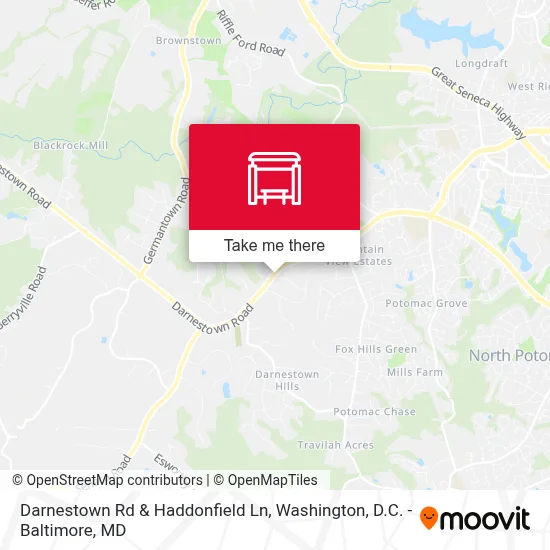 Darnestown Rd & Haddonfield Ln map