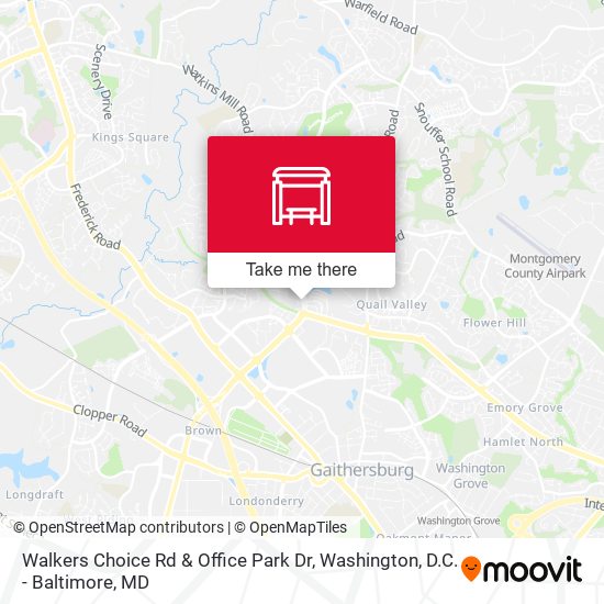 Mapa de Walkers Choice Rd & Office Park Dr
