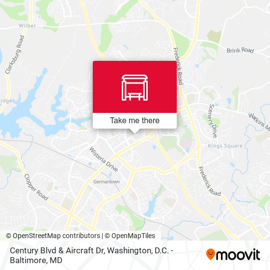 Century Blvd & Aircraft Dr map