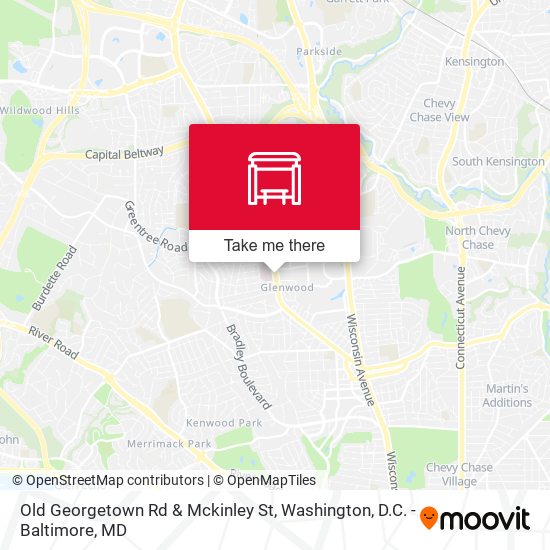 Mapa de Old Georgetown Rd & Mckinley St