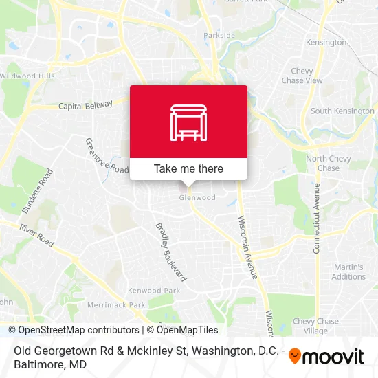 Old Georgetown Rd & Mckinley St map