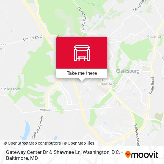 Mapa de Gateway Center Dr & Shawnee Ln