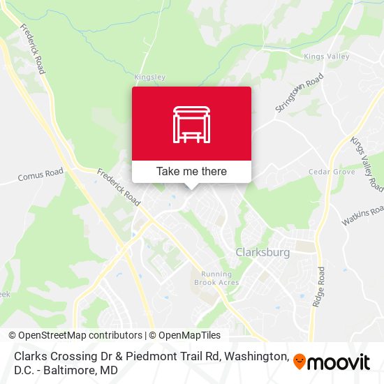 Mapa de Clarks Crossing Dr & Piedmont Trail Rd