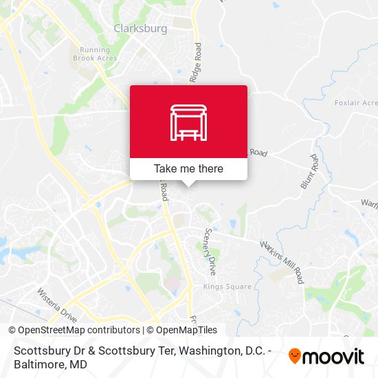 Scottsbury Dr & Scottsbury Ter map