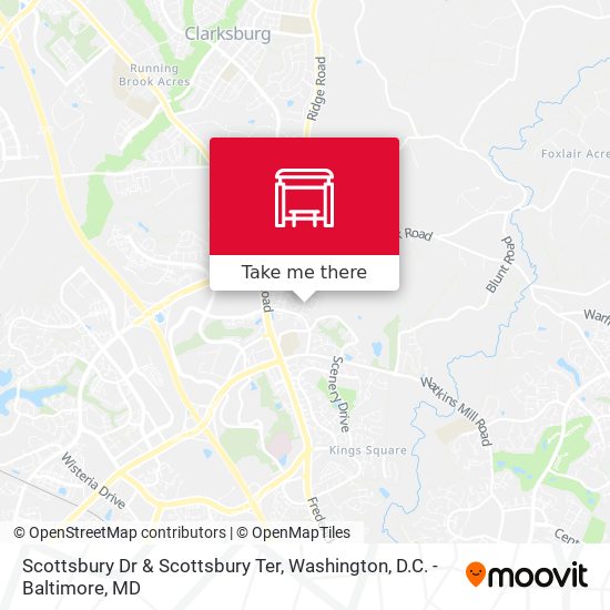 Scottsbury Dr & Scottsbury Ter map
