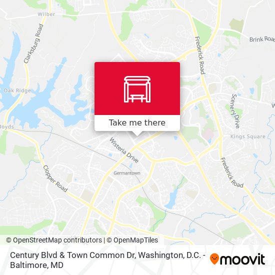 Century Blvd & Town Common Dr map