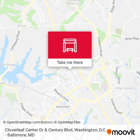Cloverleaf Center Dr & Century Blvd map