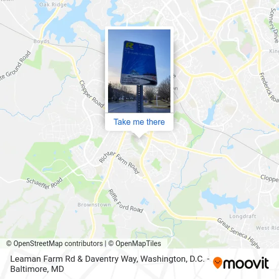 Leaman Farm Rd & Daventry Way map