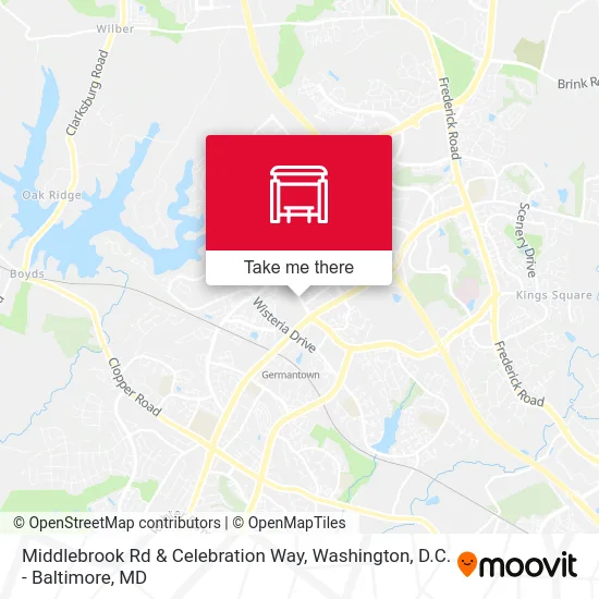 Middlebrook Rd & Celebration Way map