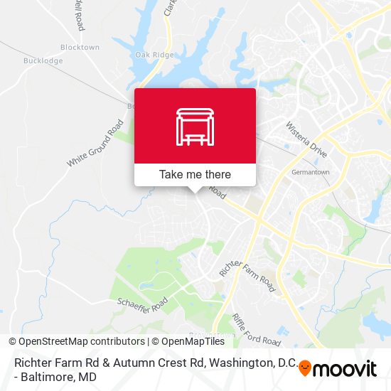 Richter Farm Rd & Autumn Crest Rd map