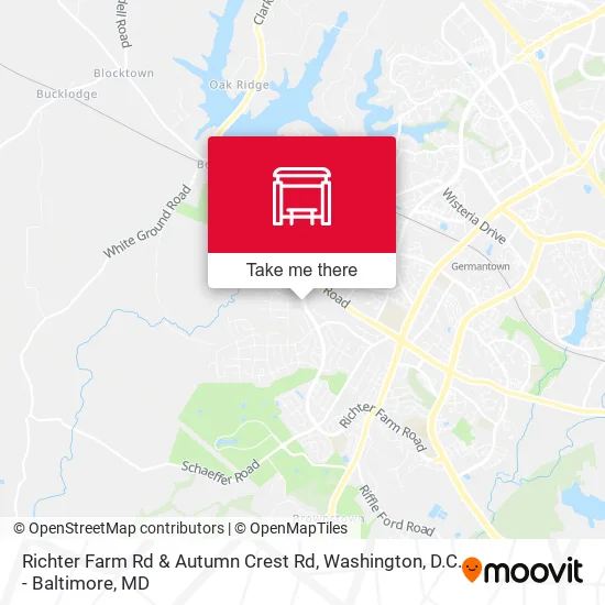 Richter Farm Rd & Autumn Crest Rd map