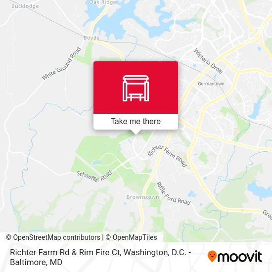 Richter Farm Rd & Rim Fire Ct map