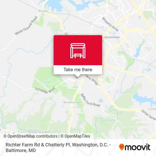 Richter Farm Rd & Chatterly Pl map