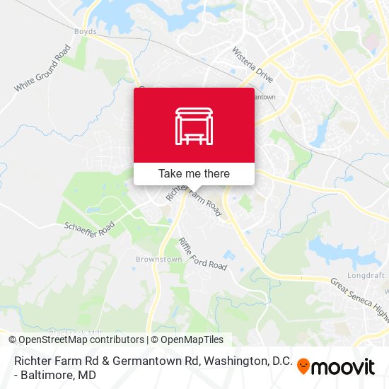 Richter Farm Rd & Germantown Rd map