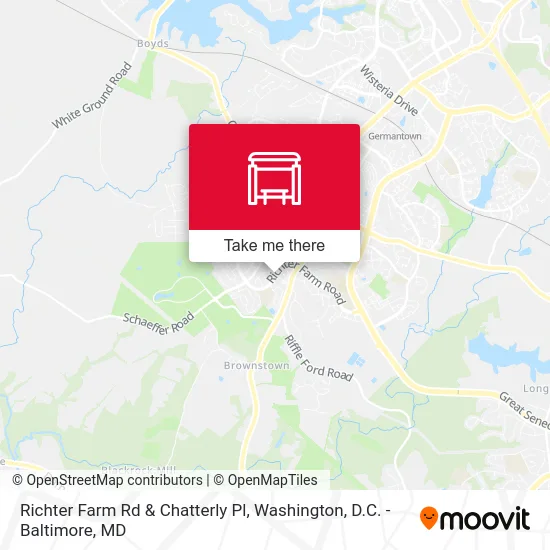 Richter Farm Rd & Chatterly Pl map