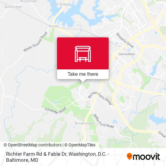 Richter Farm Rd & Fable Dr map