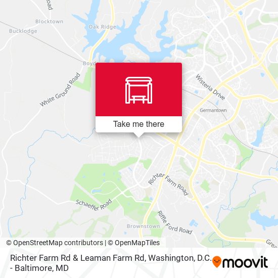 Richter Farm Rd & Leaman Farm Rd map