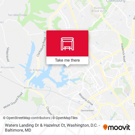 Waters Landing Dr & Hazelnut Ct map