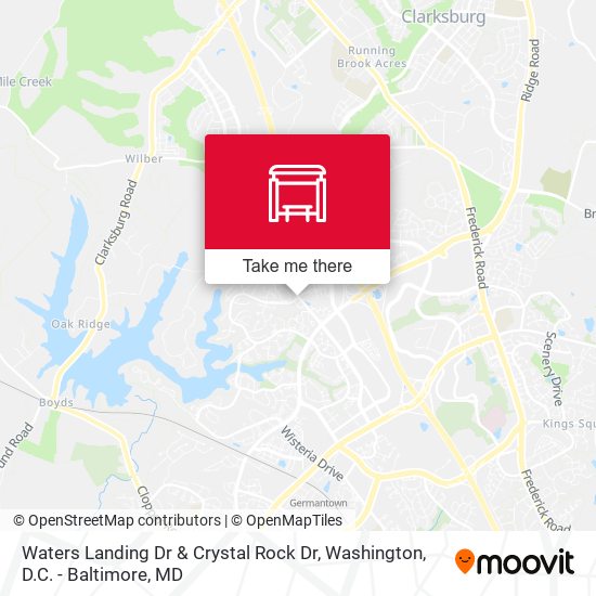 Mapa de Waters Landing Dr & Crystal Rock Dr