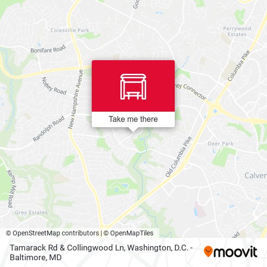 Tamarack Rd & Collingwood Ln map
