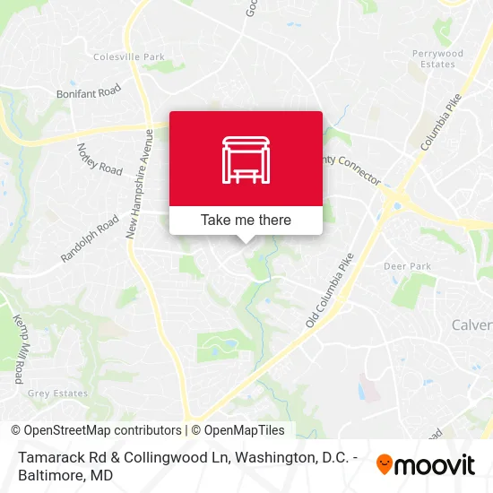 Tamarack Rd & Collingwood Ln map