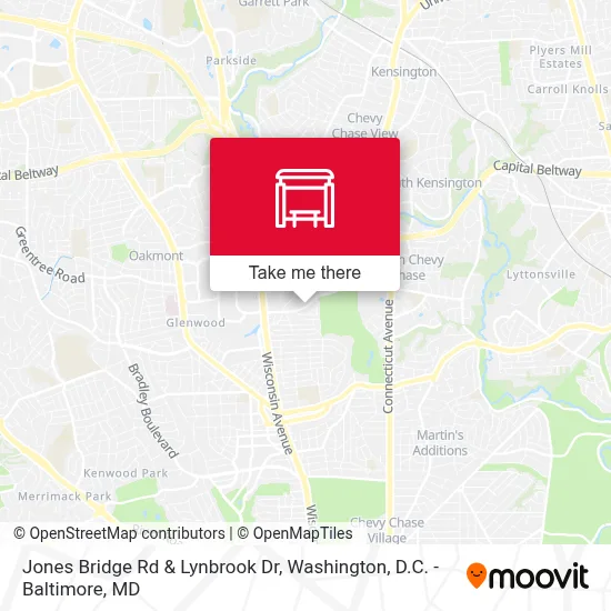 Jones Bridge Rd & Lynbrook Dr map