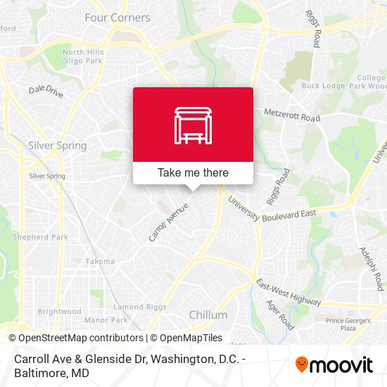 Mapa de Carroll Ave & Glenside Dr