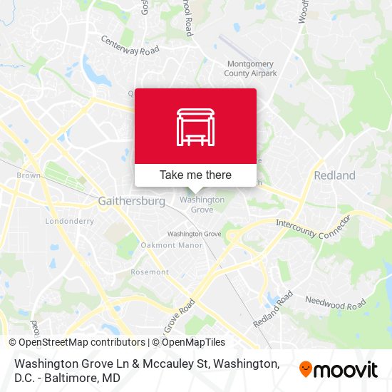 Washington Grove Ln & Mccauley St map