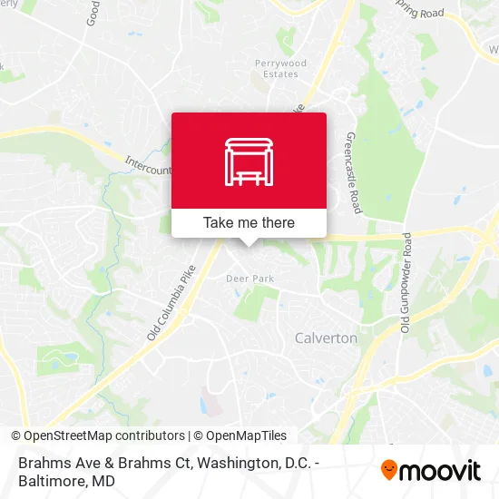 Brahms Ave & Brahms Ct map