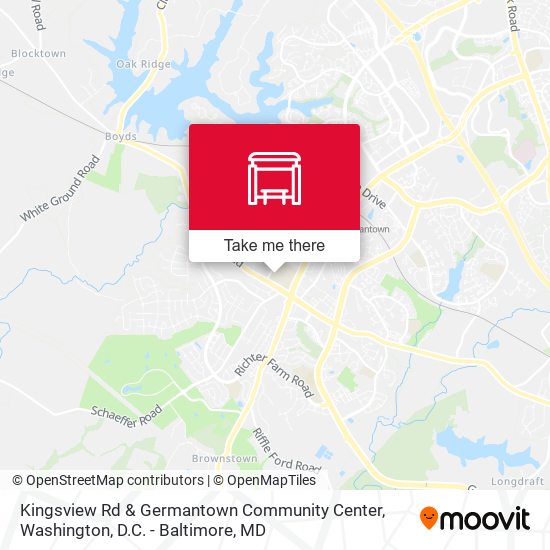 Kingsview Rd & Germantown Community Center map