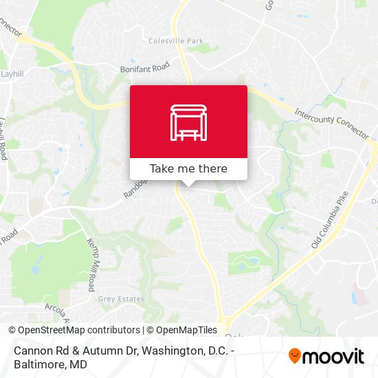 Cannon Rd & Autumn Dr map