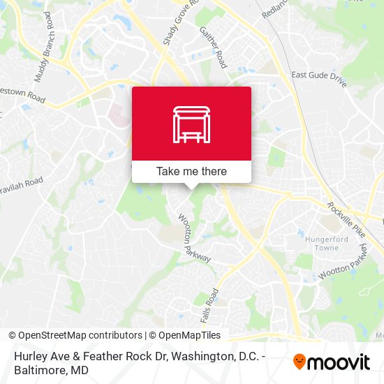 Mapa de Hurley Ave & Feather Rock Dr