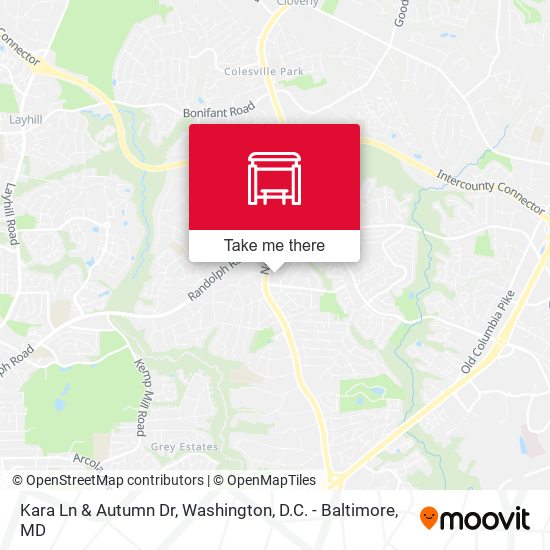 Kara Ln & Autumn Dr map
