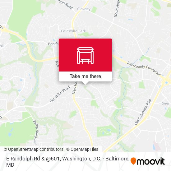 E Randolph Rd & @601 map