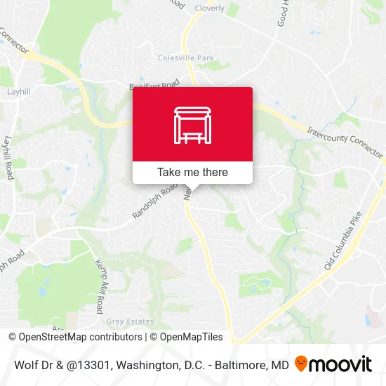 Wolf Dr & @13301 map