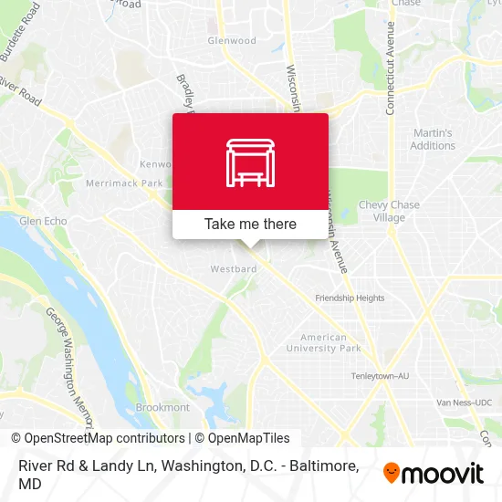 River Rd & Landy Ln map