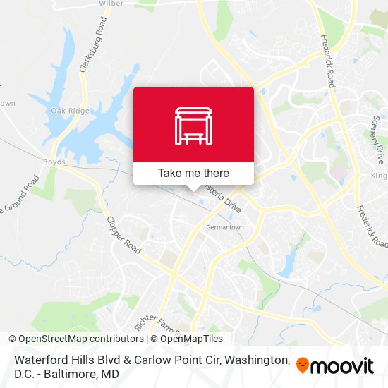 Mapa de Waterford Hills Blvd & Carlow Point Cir