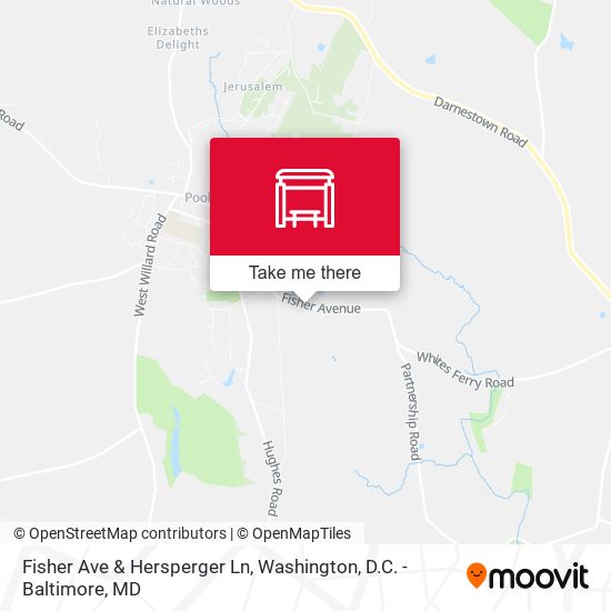 Mapa de Fisher Ave & Hersperger Ln