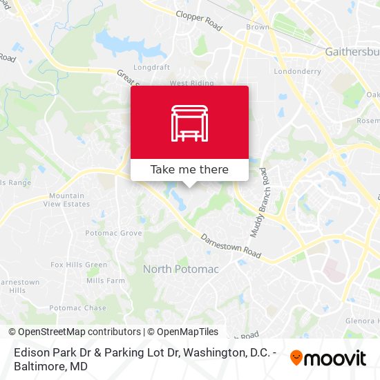 Mapa de Edison Park Dr & Parking Lot Dr