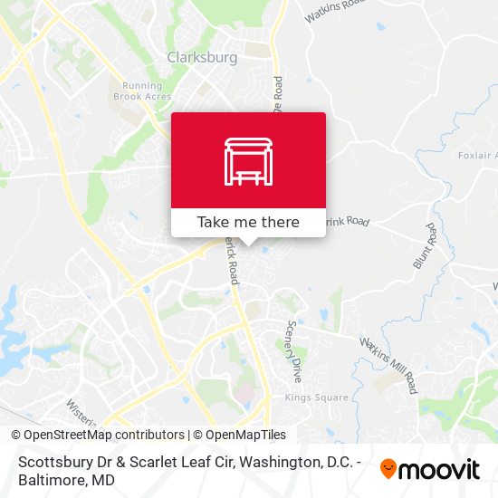 Scottsbury Dr & Scarlet Leaf Cir map