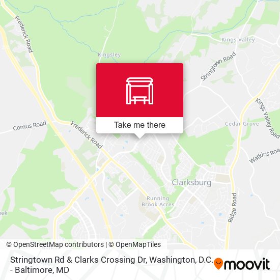 Stringtown Rd & Clarks Crossing Dr map