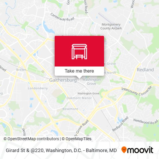 Mapa de Girard St & @220