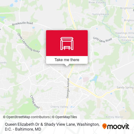 Queen Elizabeth Dr & Shady View Lane map