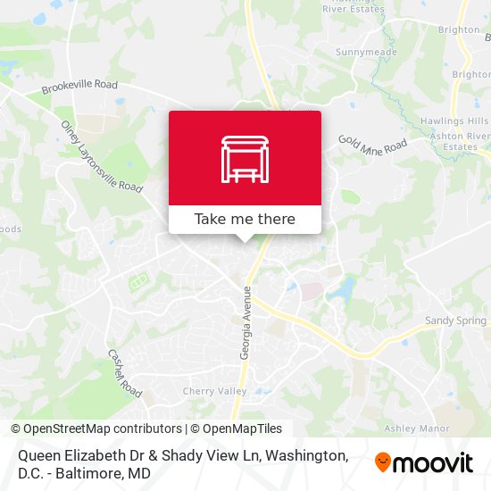 Queen Elizabeth Dr & Shady View Ln map