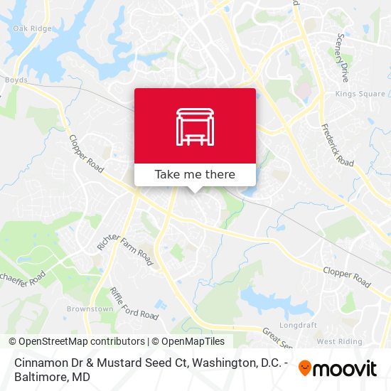 Cinnamon Dr & Mustard Seed Ct map