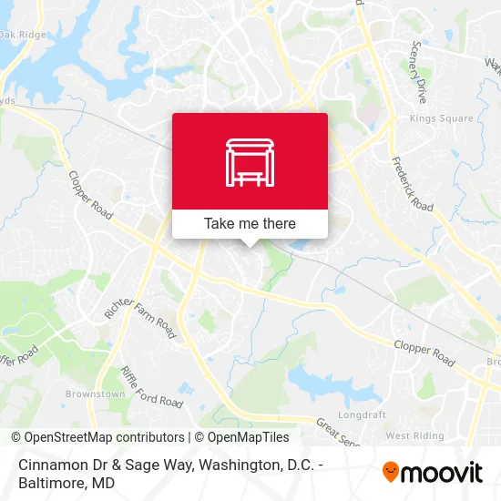 Cinnamon Dr & Sage Way map