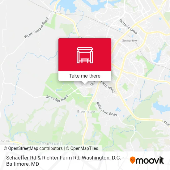 Schaeffer Rd & Richter Farm Rd map