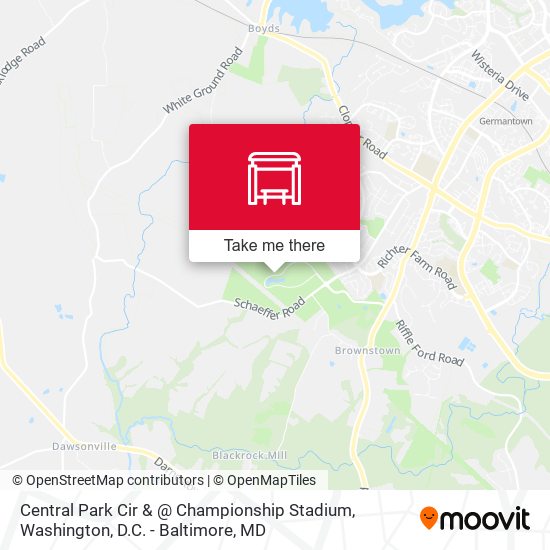 Central Park Cir & @ Championship Stadium map