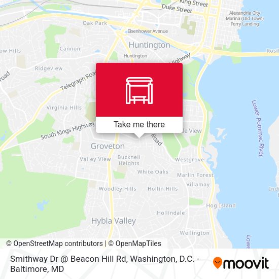Mapa de Smithway Dr @ Beacon Hill Rd